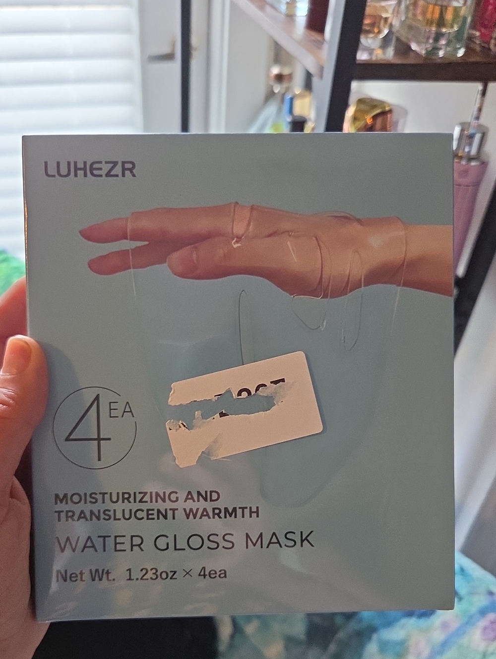 Luhezr Blue Water Gloss Mask - Hydrating & Translucent Warmth (4/bx)